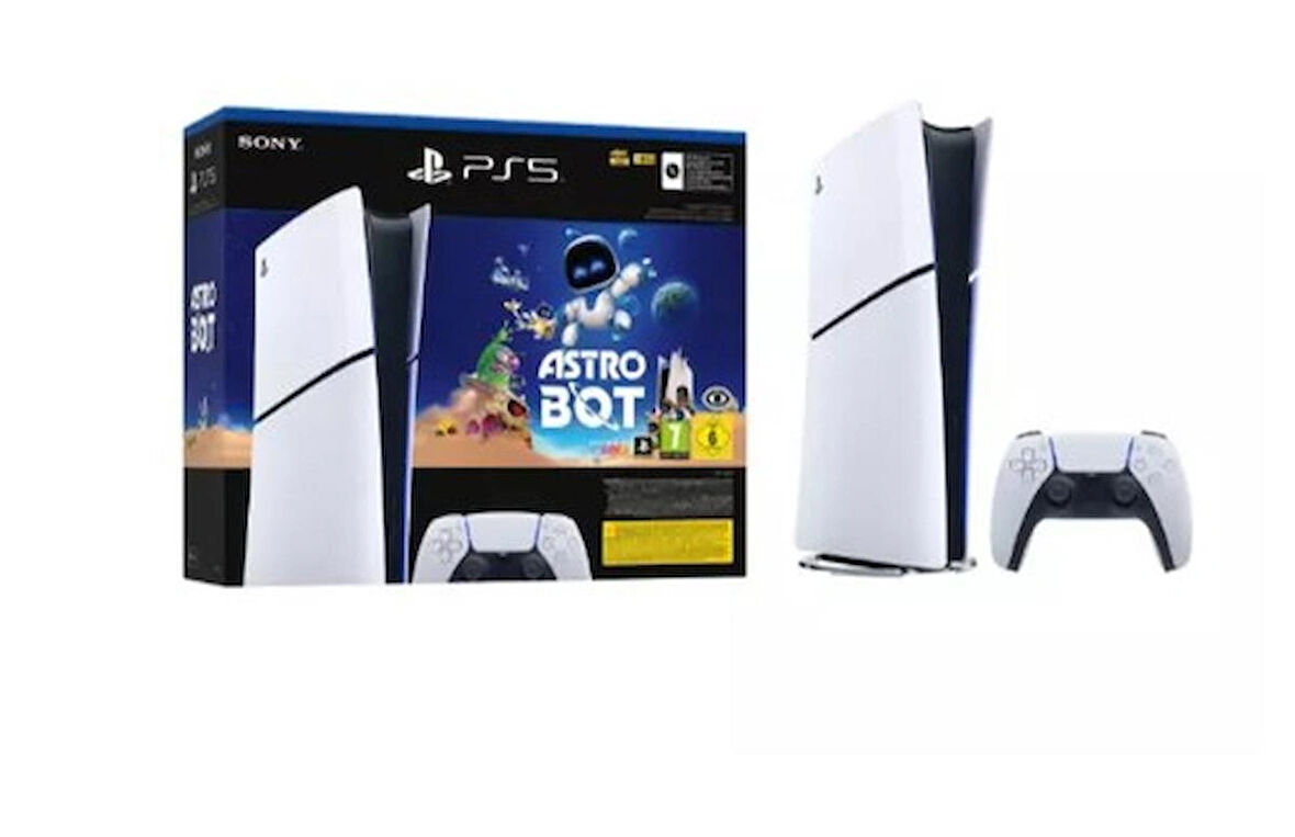 Sony PS5 Slim Dijital + Astro Bot Bundle Oyun Konsolu (İthalatçı Garantili)