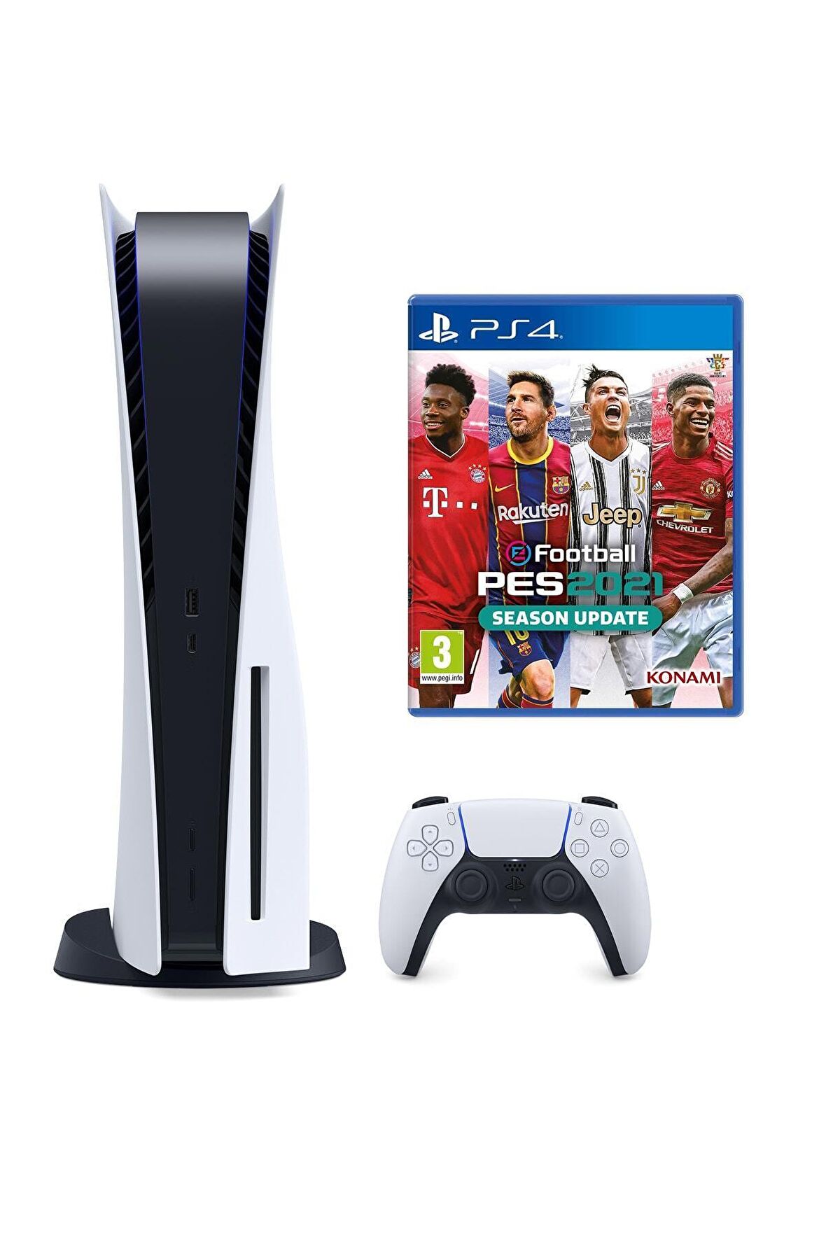 Playstation 5 Ps5 Disk li + Pes 2021 (ithalatçı Garantili)
