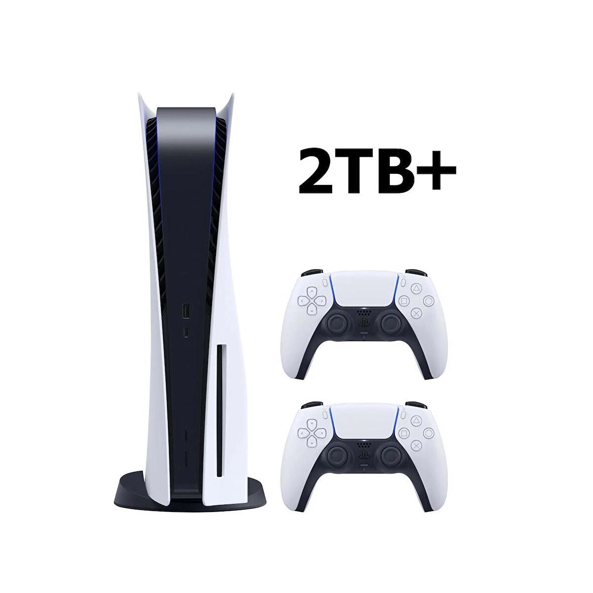 Playstation 5 Disk li 2TB (2048GB+835GB) + 2. DualSense Kol 2 TB Ps5 (İthalatçı Garantili)