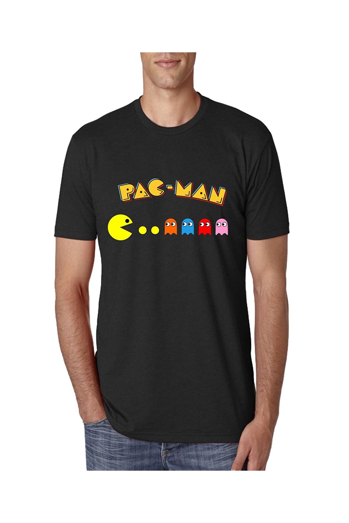 Pac-Man Tasarım Tişört