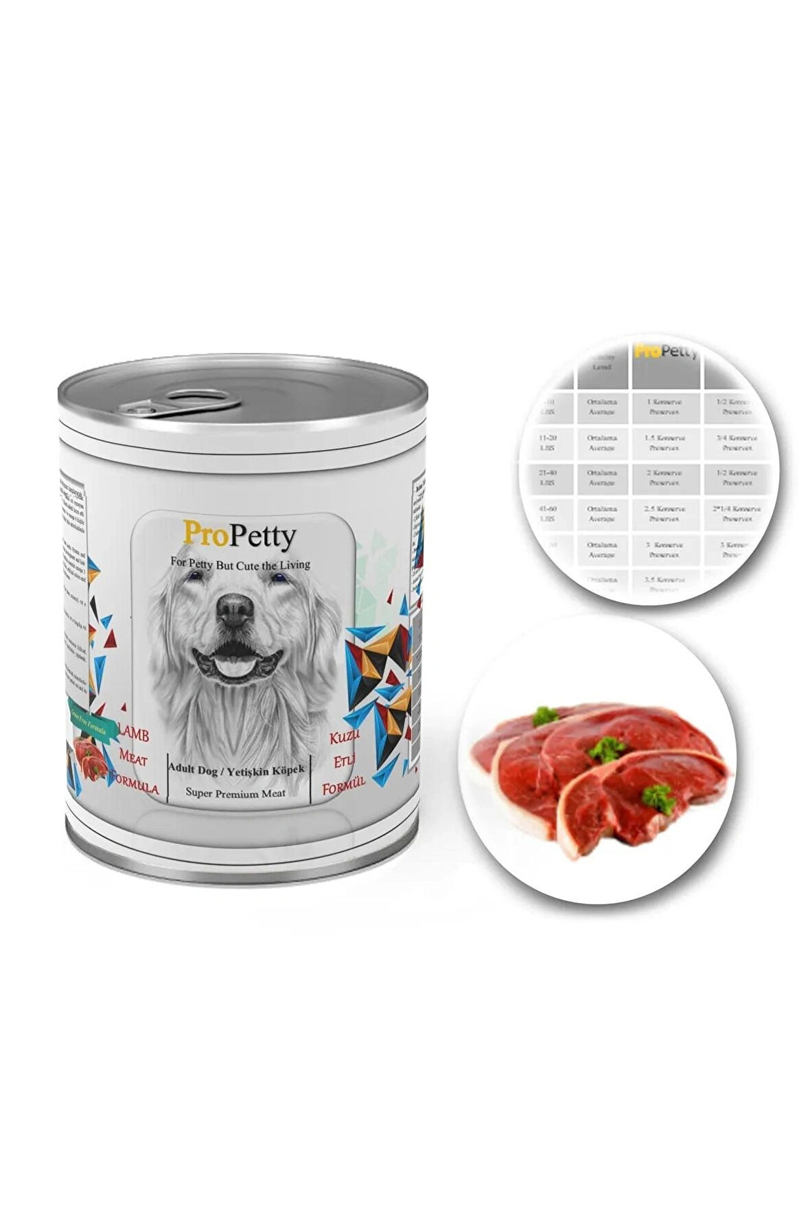 ProPetty Tahılsız Kuzu Etli Yetişkin Köpek Maması 24 x 415 Gr.