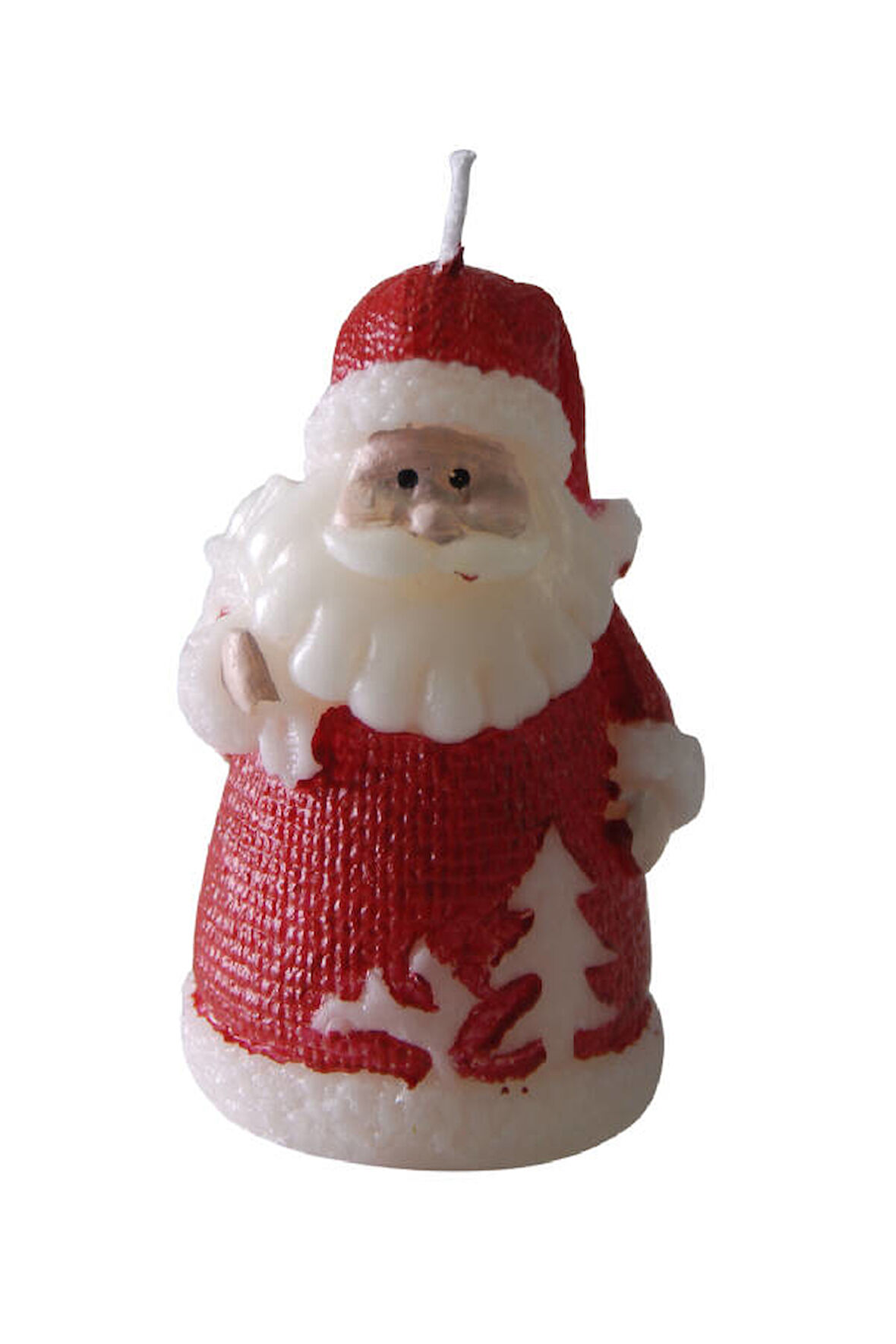 Can Yılbaşı  Noel Baba Mum 10 cm