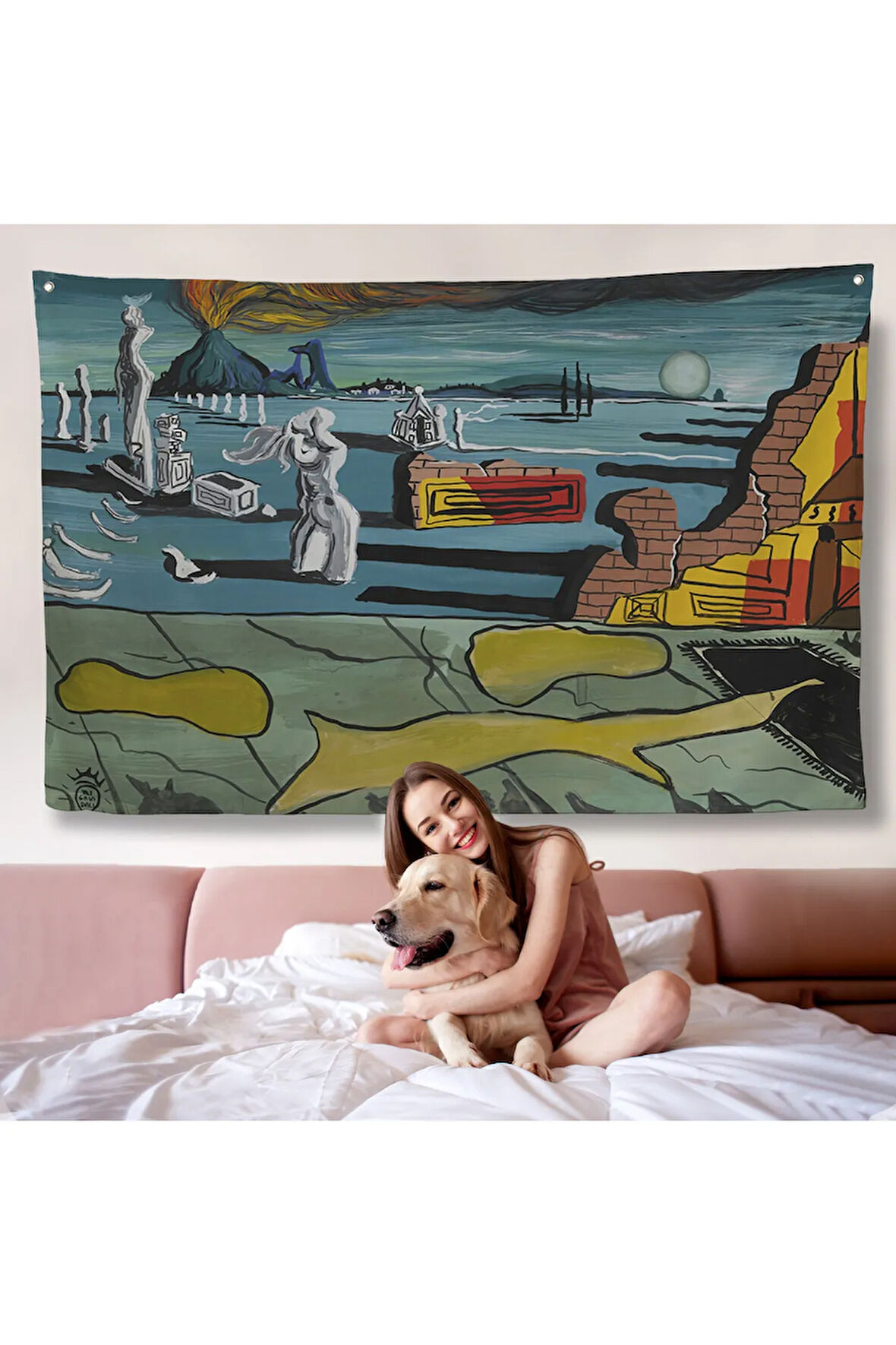 Salvador Dali - Venüs Rüyası Duvar Örtüsü - Dream of Venus-7125