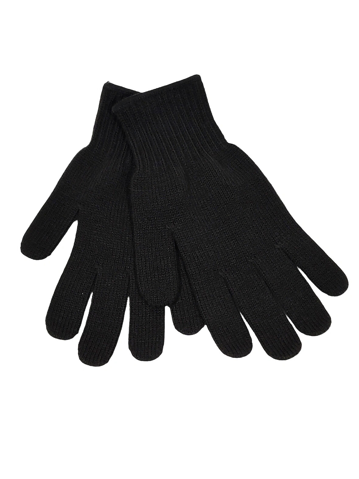 Erkek Siyah Kışlık Triko Eldiven Gloves