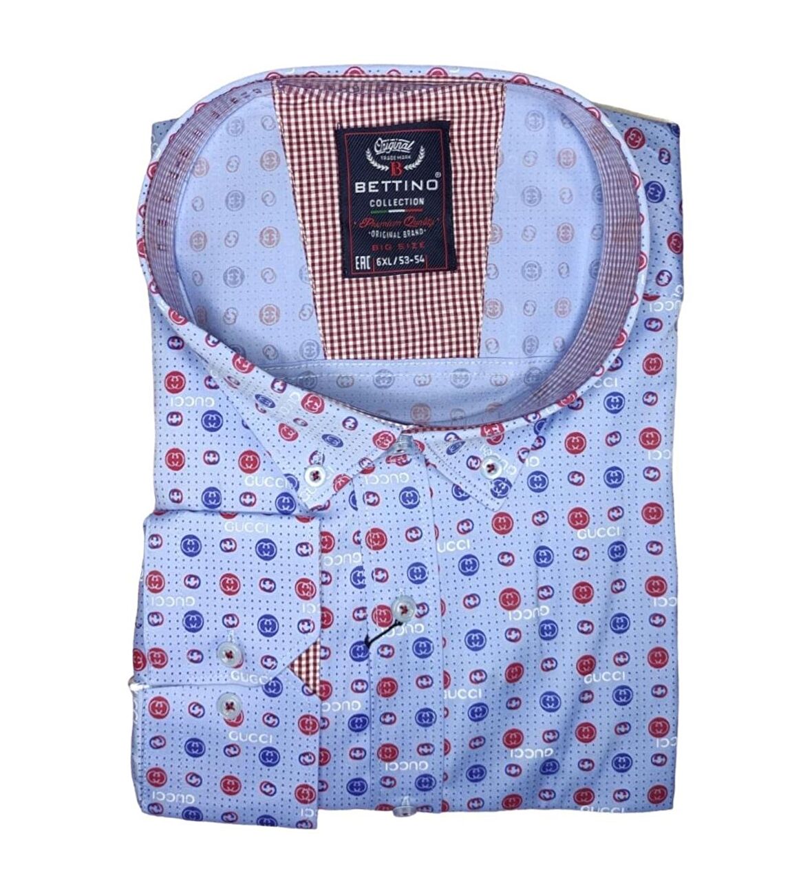 Erkek Battal 117-145 Kilo Arası İçin Uygun Likralı Uzun Kol Gömlek