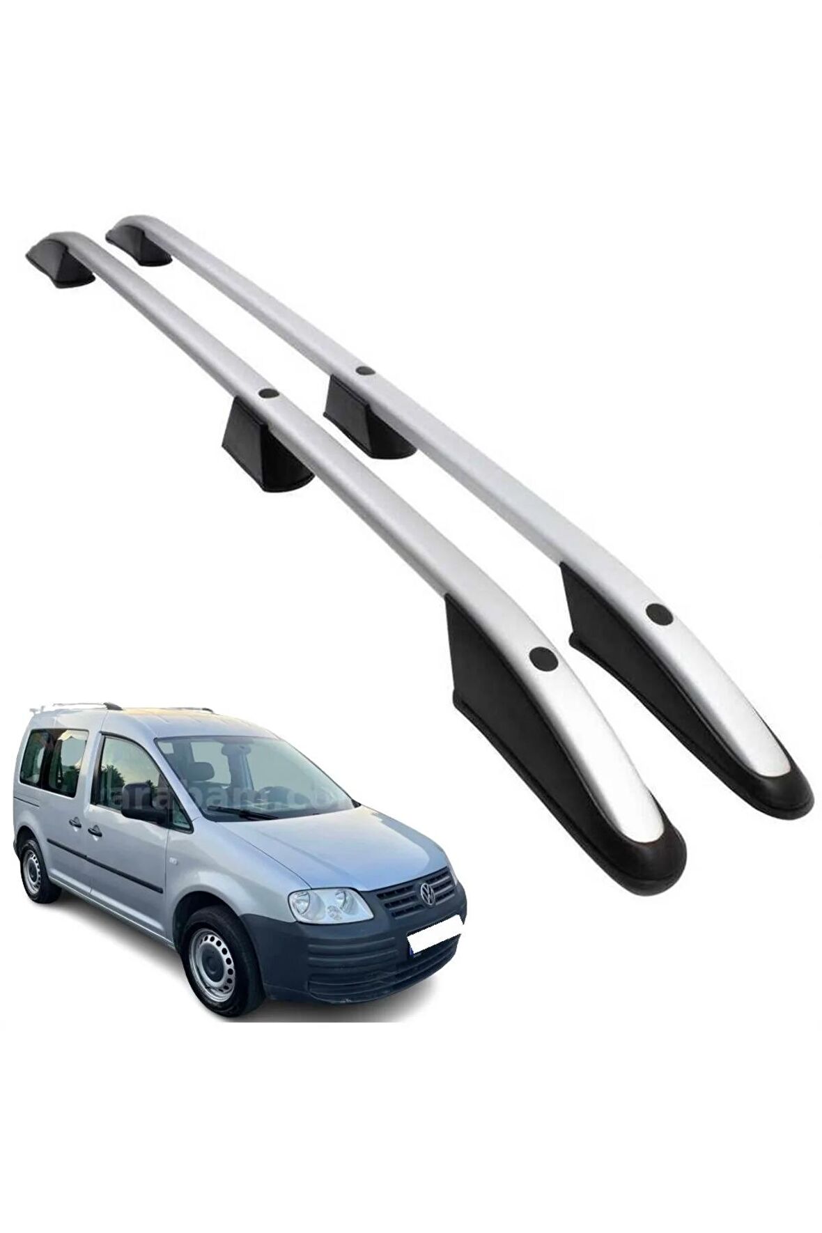 VW Caddy Port Bagaj Lüx Gri Model ( Bağlantı Aparatlı ) 2003 - 2010 Arası Kasalara Uyumlu Kaliteli