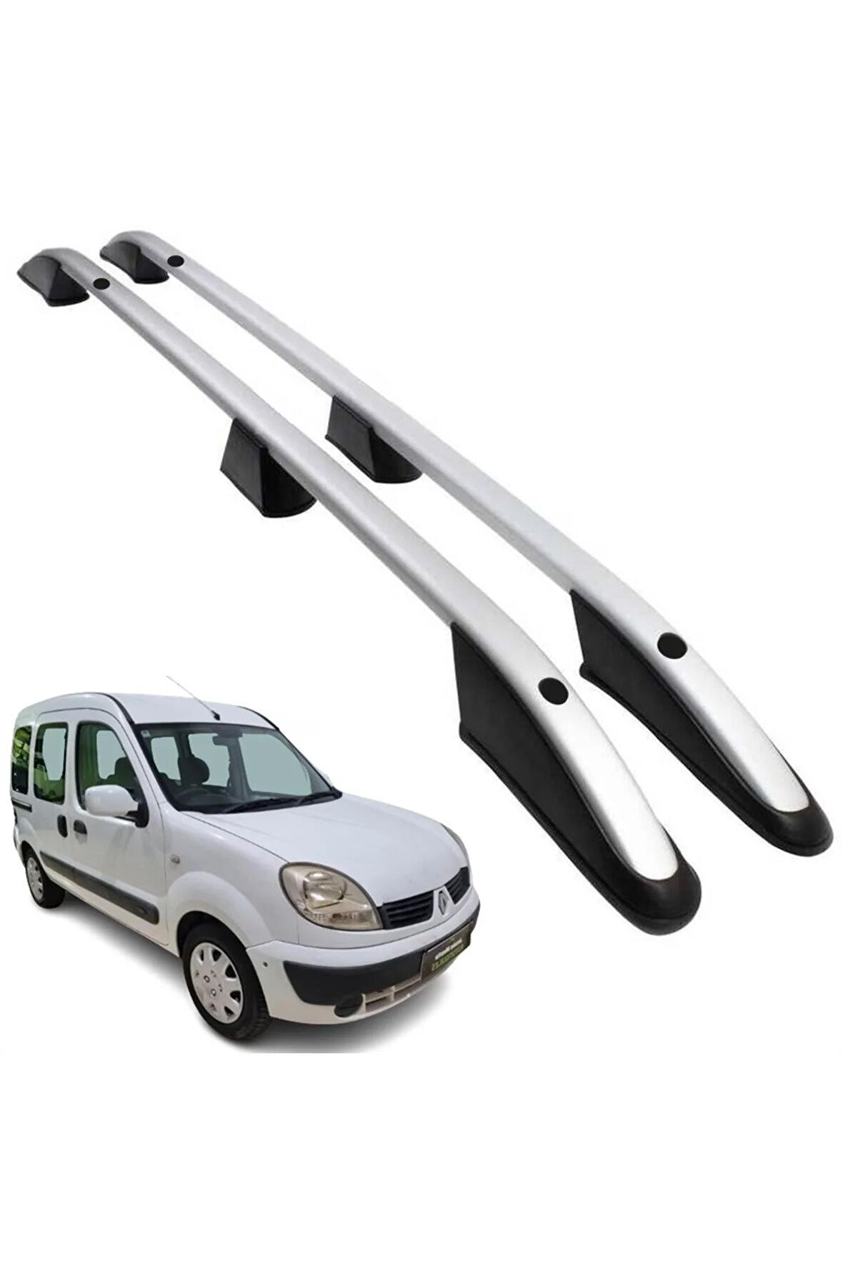 Renault Kango 1 Port Bagaj Lüx Gri Model Bağlantı Aparatlı 1998-2007 Arası Kasalara Uyumlu Kaliteli