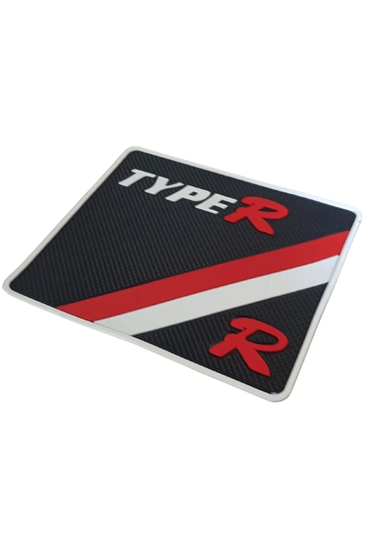 Kaydırmaz Silikonlu Ped Araç Göğüs Torpido Ev Ofis Çok Amaçlı Typer Desenli 19 cm x 16,5 cm