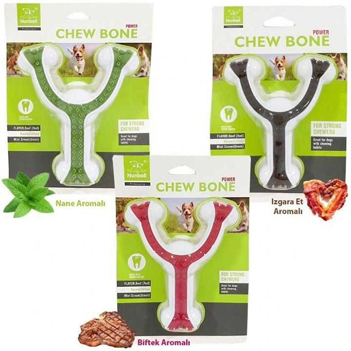 NUNBELL KÖPEK OYUNCAGİ ÇATAL KEMIK S
