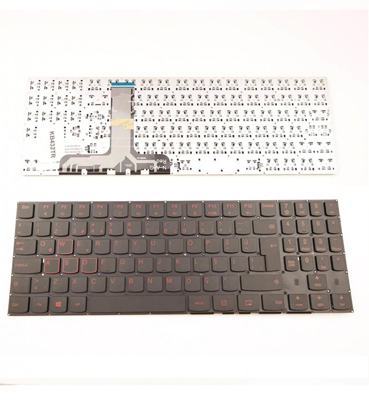 Lenovo Legion Y520-15IKBM Klavye Siyah Türkçe