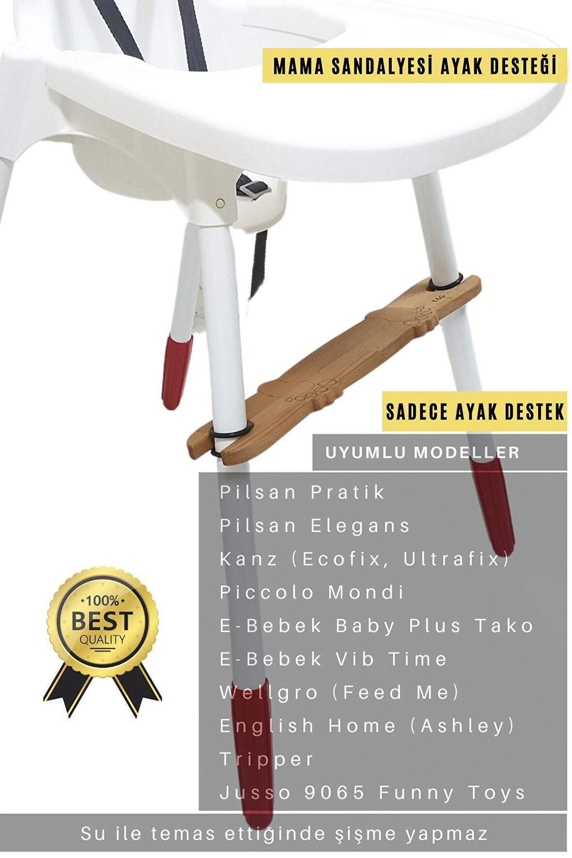 Mama Sandalyesi Ayak Koyma Desteği Pilsan Elegans, Pratik, Kanz, Piccolo, E Bebek Tako, Vib Time