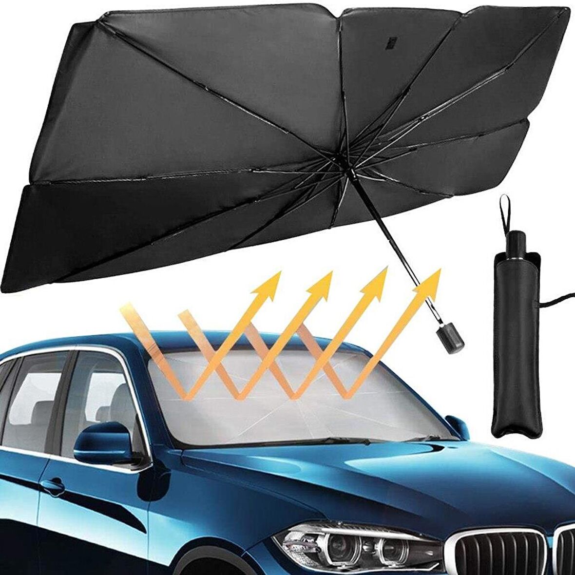Valkyrie 145 Cm Uv Korumalı Araç İçi Ön Cam Araba Güneşliği