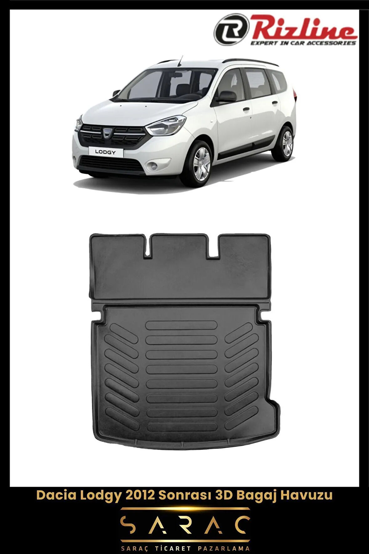 Rizline Dacia Lodgy 2019 Model 3D Bagaj Havuzu