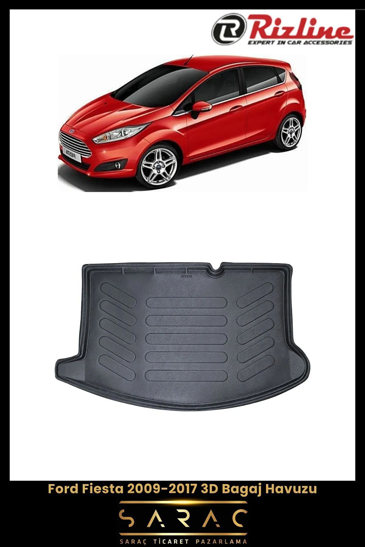 Rizline Ford Fiesta 2014 Model 3D Bagaj Havuzu
