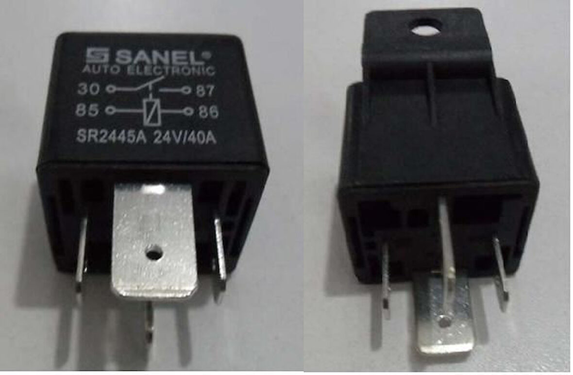 GÜÇ ROLESİ 24V 40A 4 UÇLU (87)