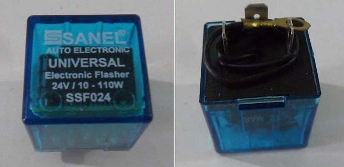 FLAŞÖR 24V UNIVERSAL (+ - L P) KABLOLU GENEL