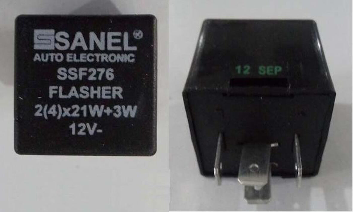 FLAŞÖR 12V RENAULT KANGOO + - C.R 4 UÇLU MİNİ