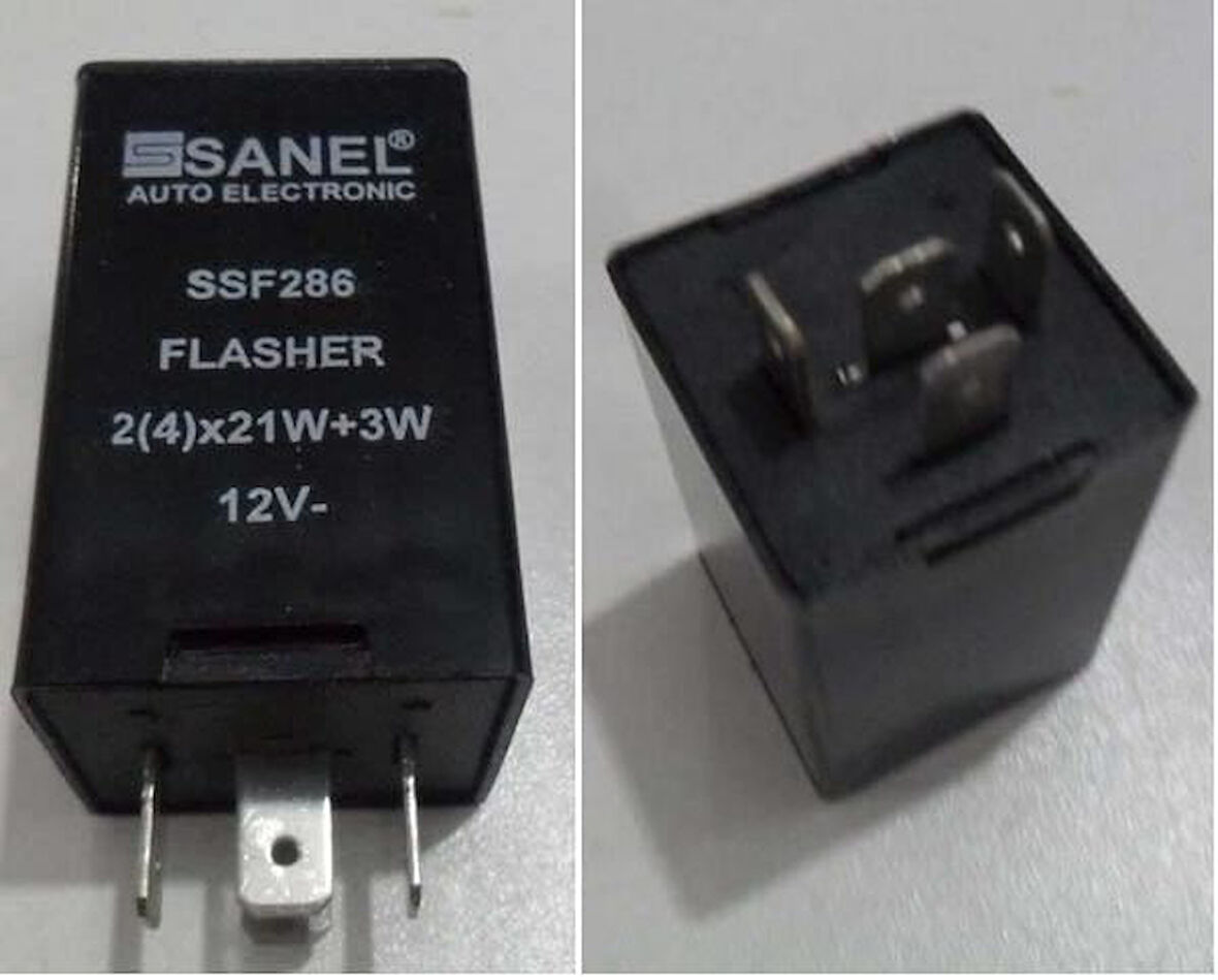 FLAŞÖR 12V RENAULT (+ - C R) 4 UÇLU CITROEN FIAT PEUGEOT