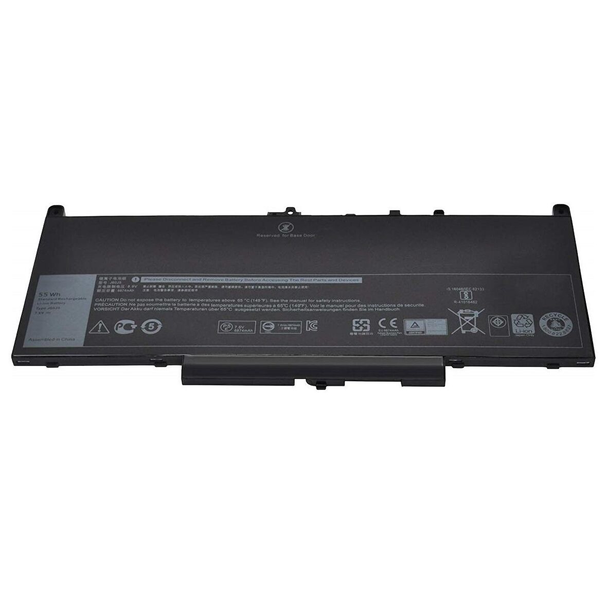 Dell J60J5, 0J60J5 Notebook Batarya Laptop Pil