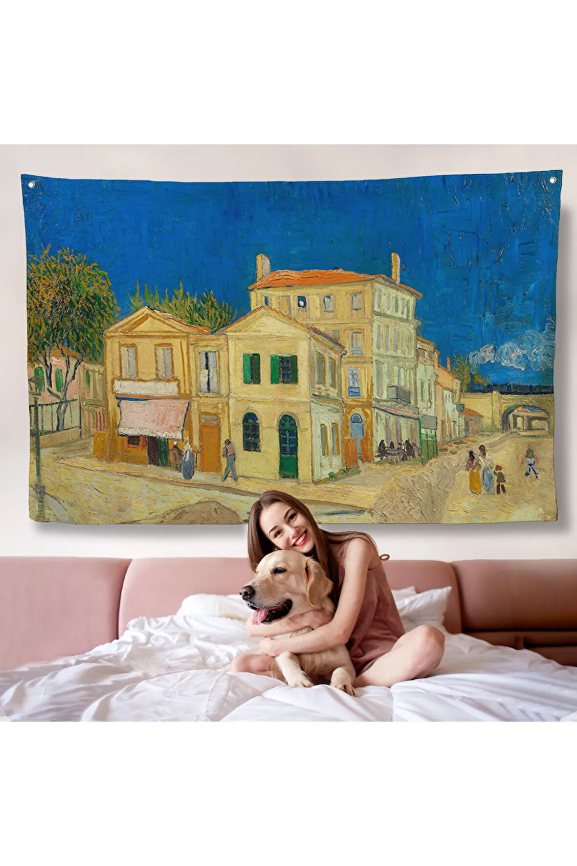 Vincent Willem van Gogh - Sarı Ev Duvar Örtüsü-7157