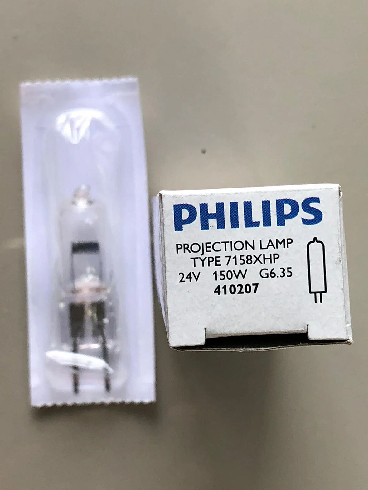 5 ADET PHILIPS 7158XHP  24V 150W G6,35 HALOJEN LAMBA