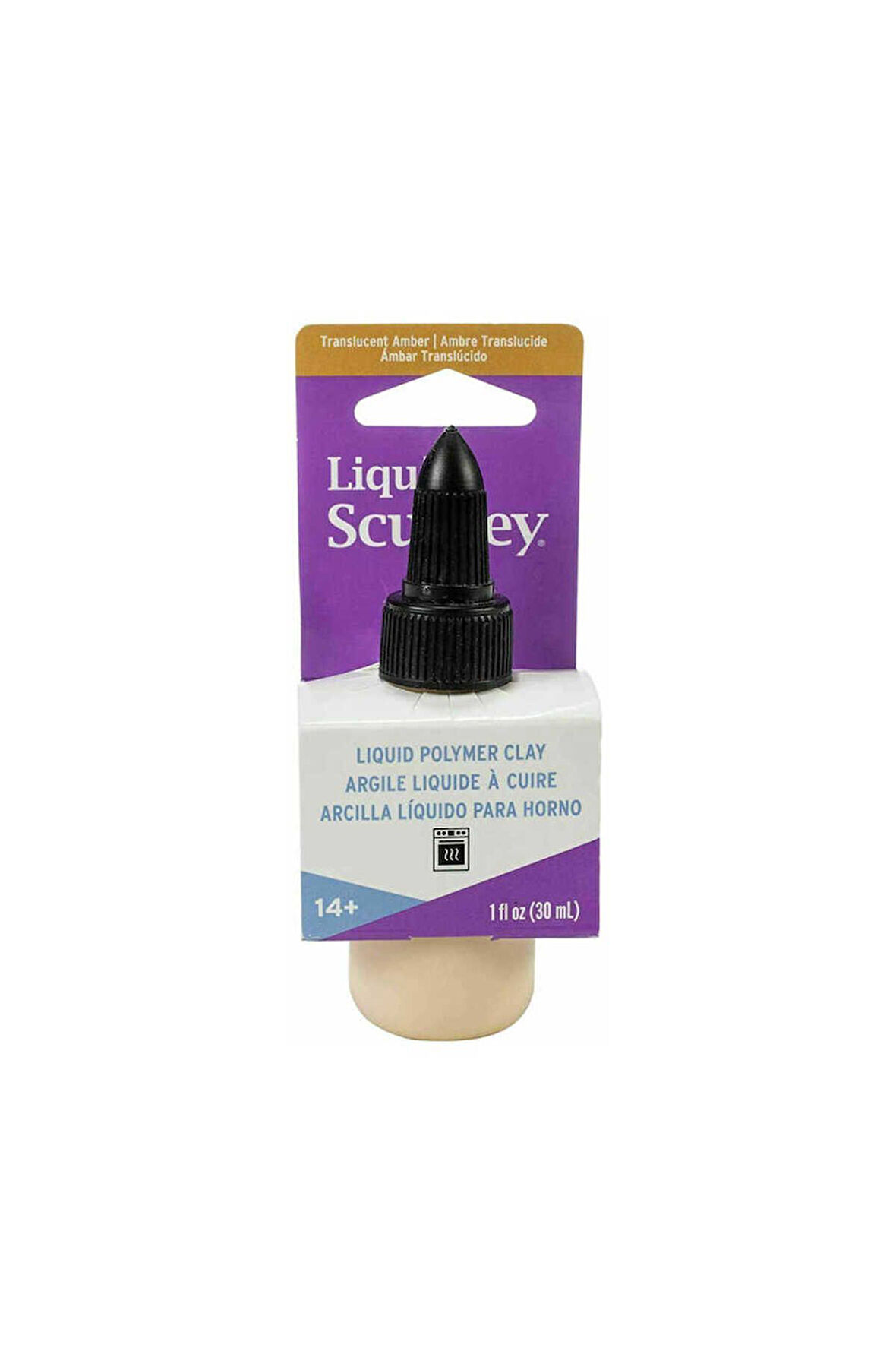 Likit Sculpy Polimer Kil Transparent Kehribar 30ml