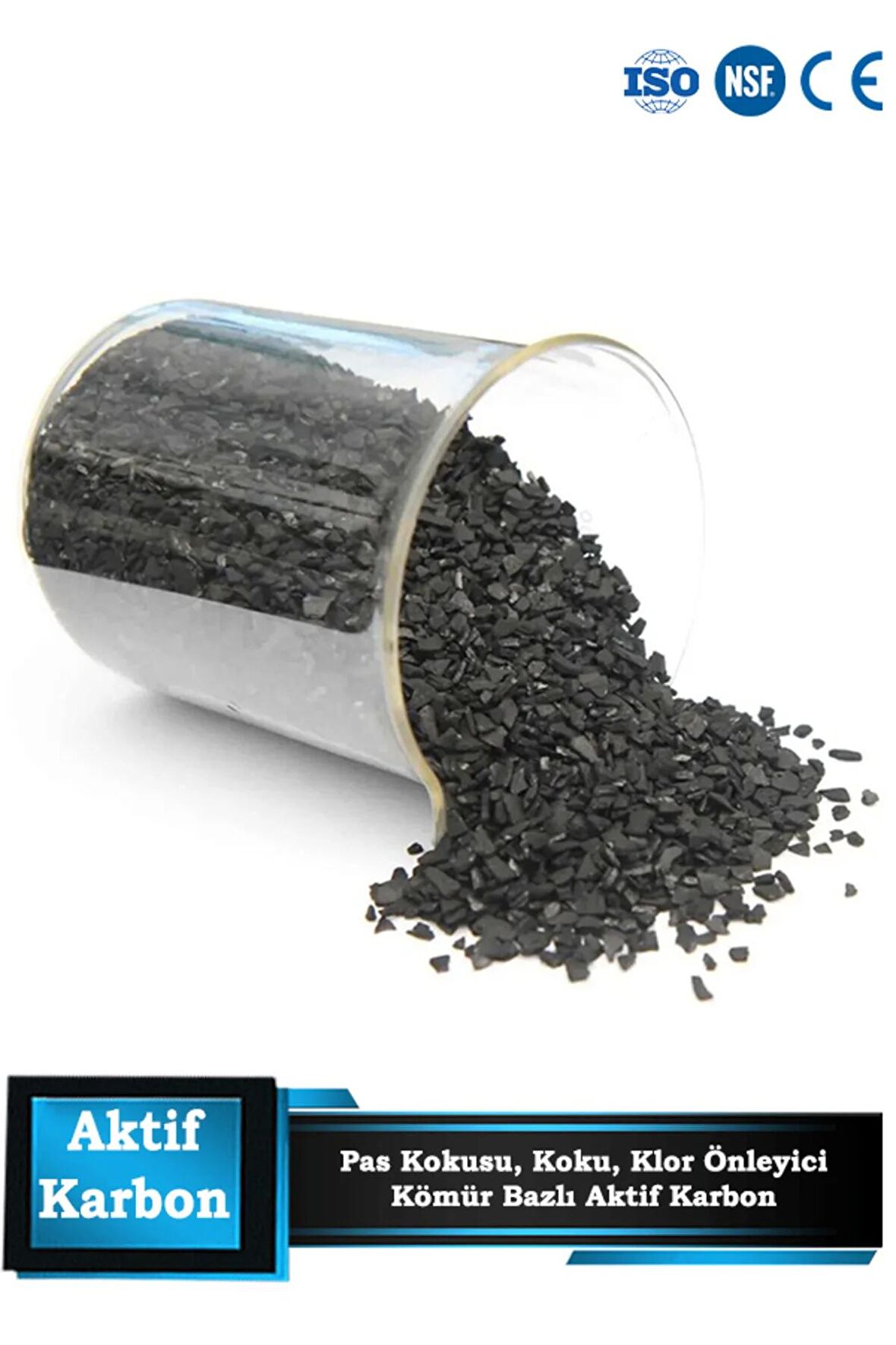 Aktif Karbon Kömür Bazlı Nsf Onaylı Aktif Carbon 100 Gram