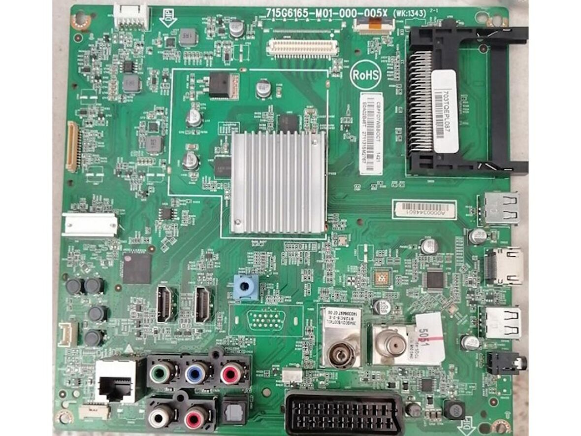 715G6165-M01-000-005X, (WK:1343), PHİLİPS, 42PFK6309, CBPFD7WBBOCT, MAİN BOARD 