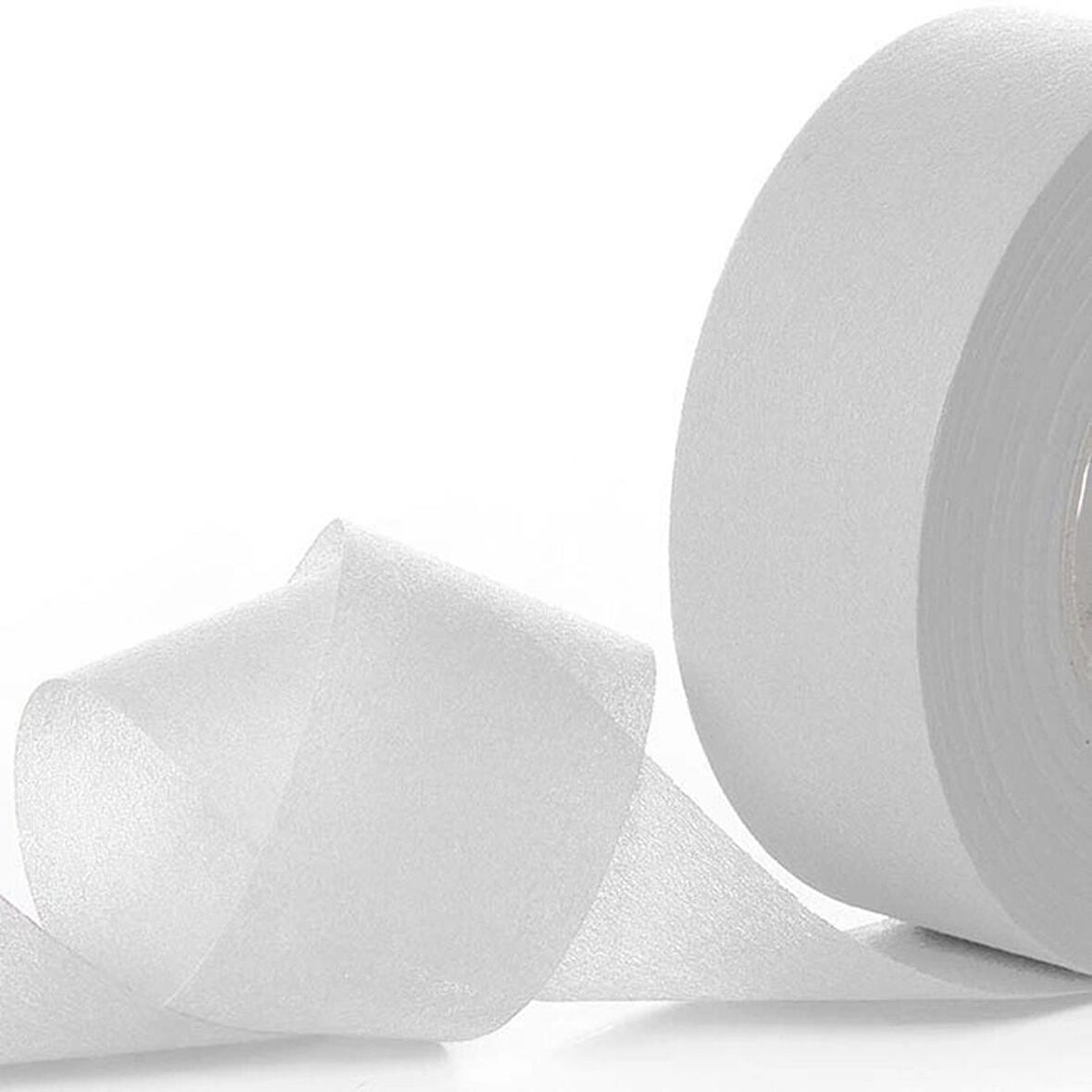 Jütburada Beyaz Kurdale Şerit (Nonwoven Tela Kumaş 2.5 Cm) 220 Metre