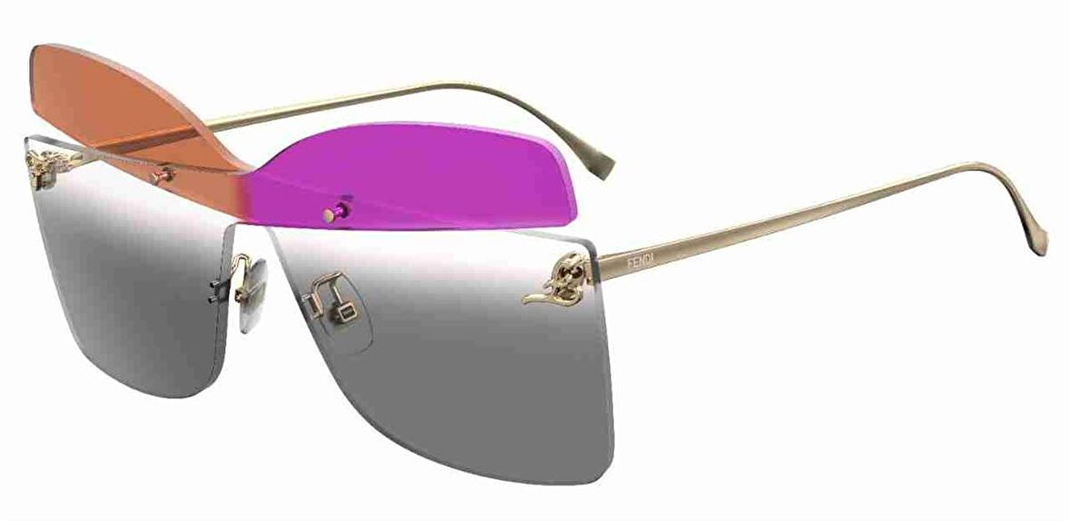 FENDI FF 0399/S 01B 9O 99 Ekartman Kadın Güneş Gözlüğü