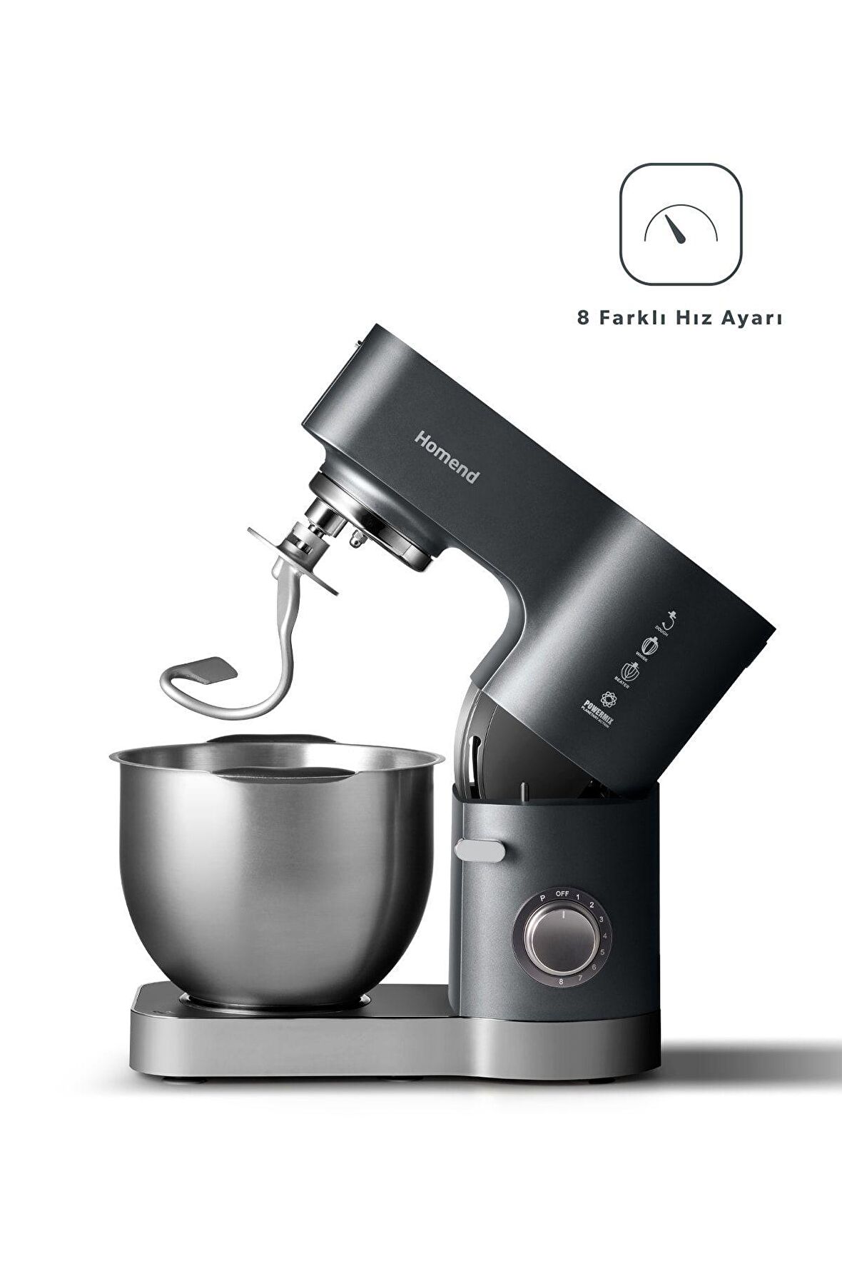 Homend Artfood 3025 Stand Mikser Mutfak Şefi 1200W 5,5 Lt