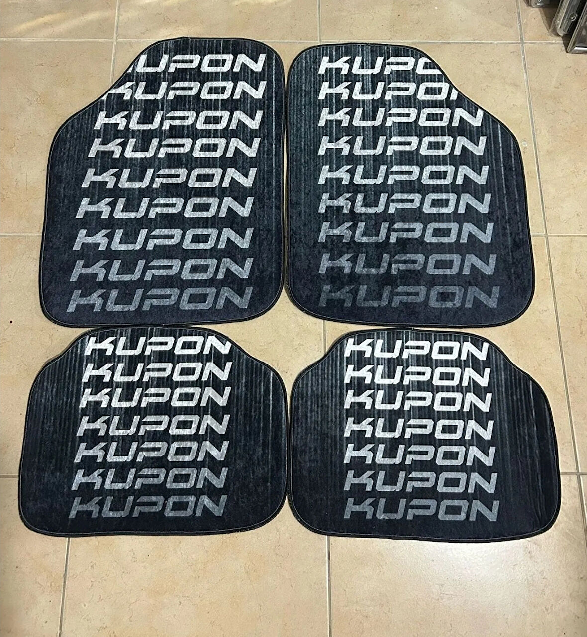 Universal Oto Halı Paspas 4'lü Set
