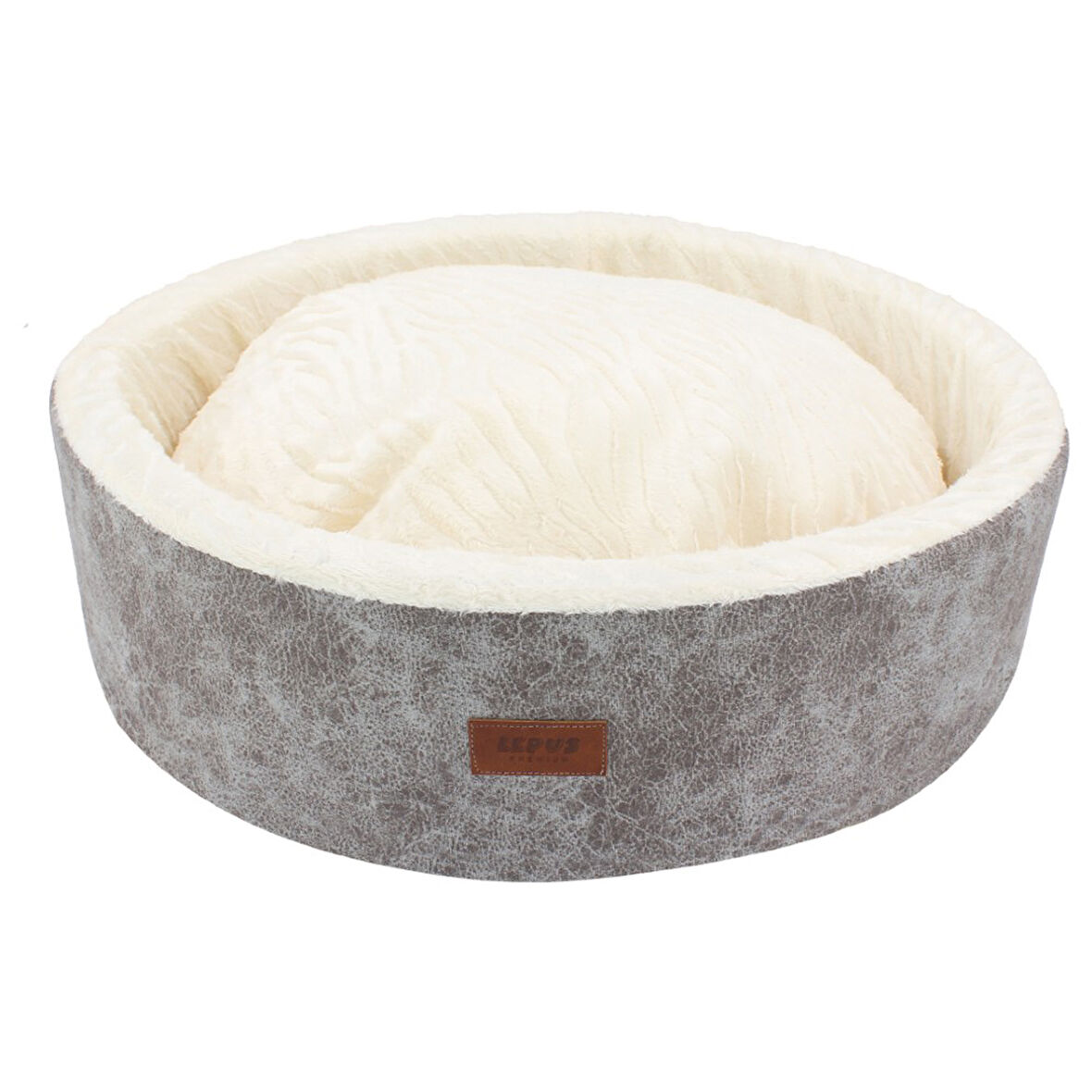 Lepus Mia Donut Yatak Gri 50x50x17 Cm