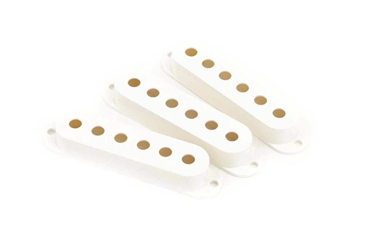 Fender Stratocaster White 3 Manyetik Kapağı