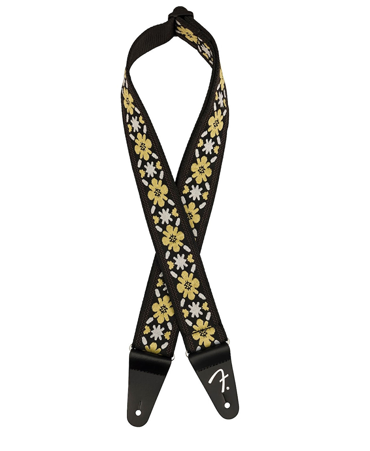 Fender Pasadena Woven Straps Yellow Clover Gitar Askısı
