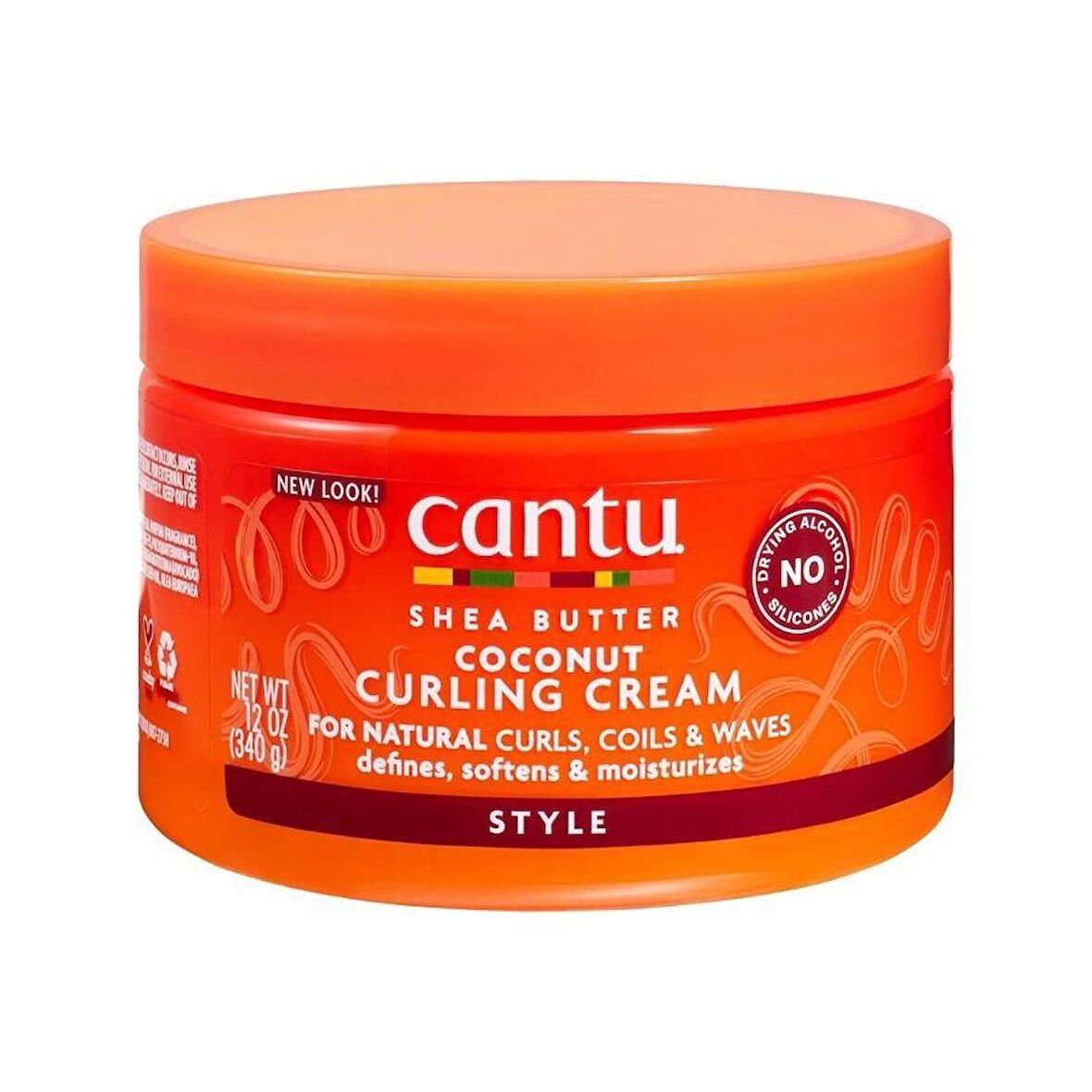 Cantu Kıvırcık ve Dalgalı Saçlar İçin Hindistan Cevizli Bukle Belirginleştirici Saç Kremi 340 gr