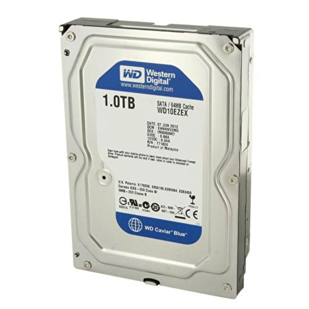 WD Blue WD10EZEX 3.5 inç 1 TB 7200 RPM Sata 3.0 Harddisk 