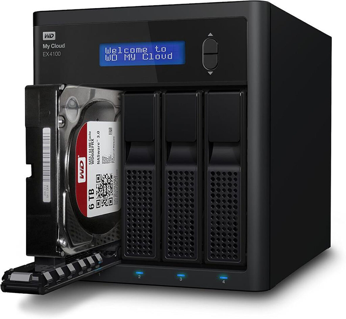 Western Digital My Cloud EX4100 8 TB EMEA WDBWZE0080KBK NAS Depolama Ünitesi