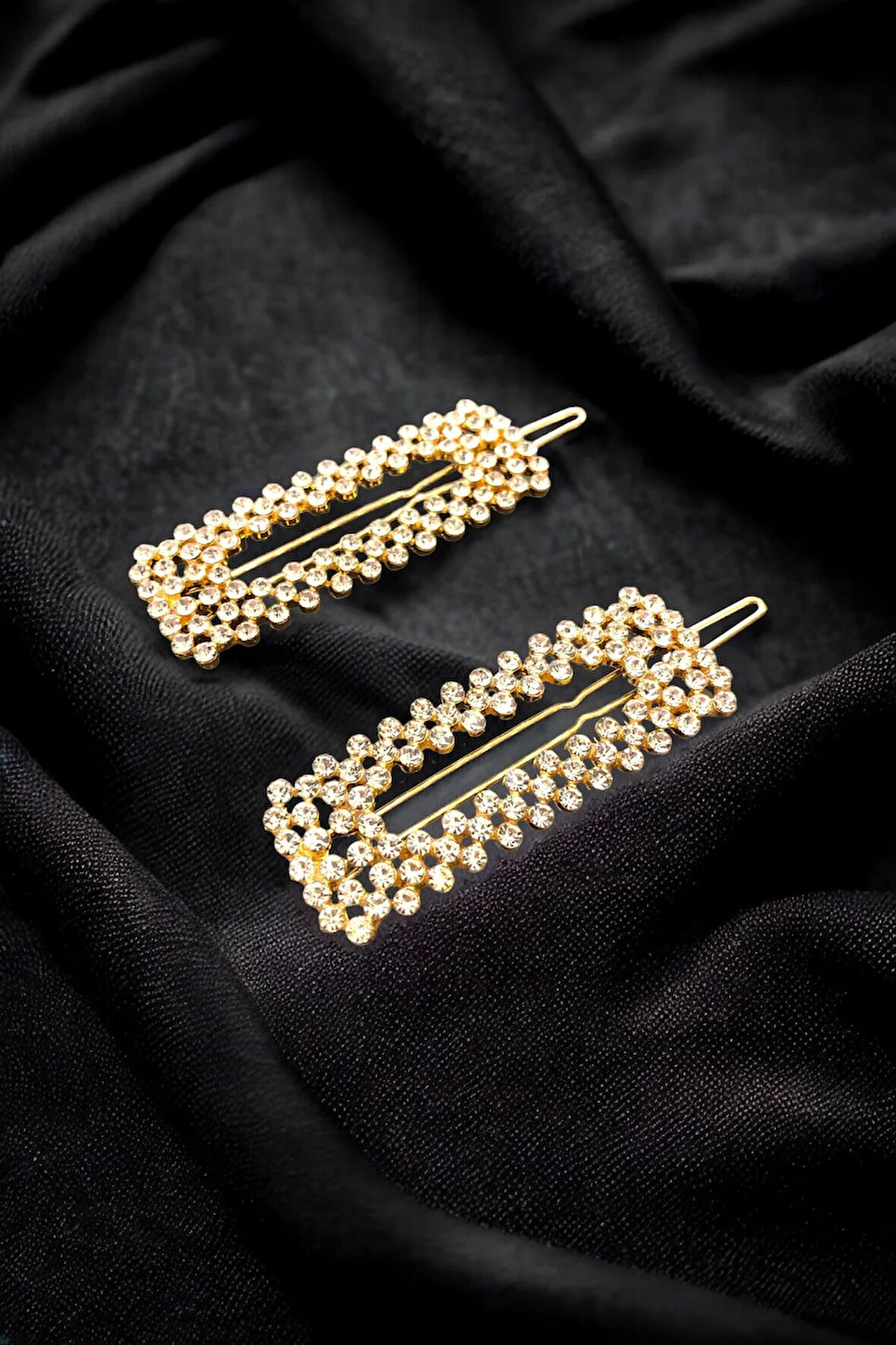 Yeni Trend 2 Adet Zirkon Taşlı Toka