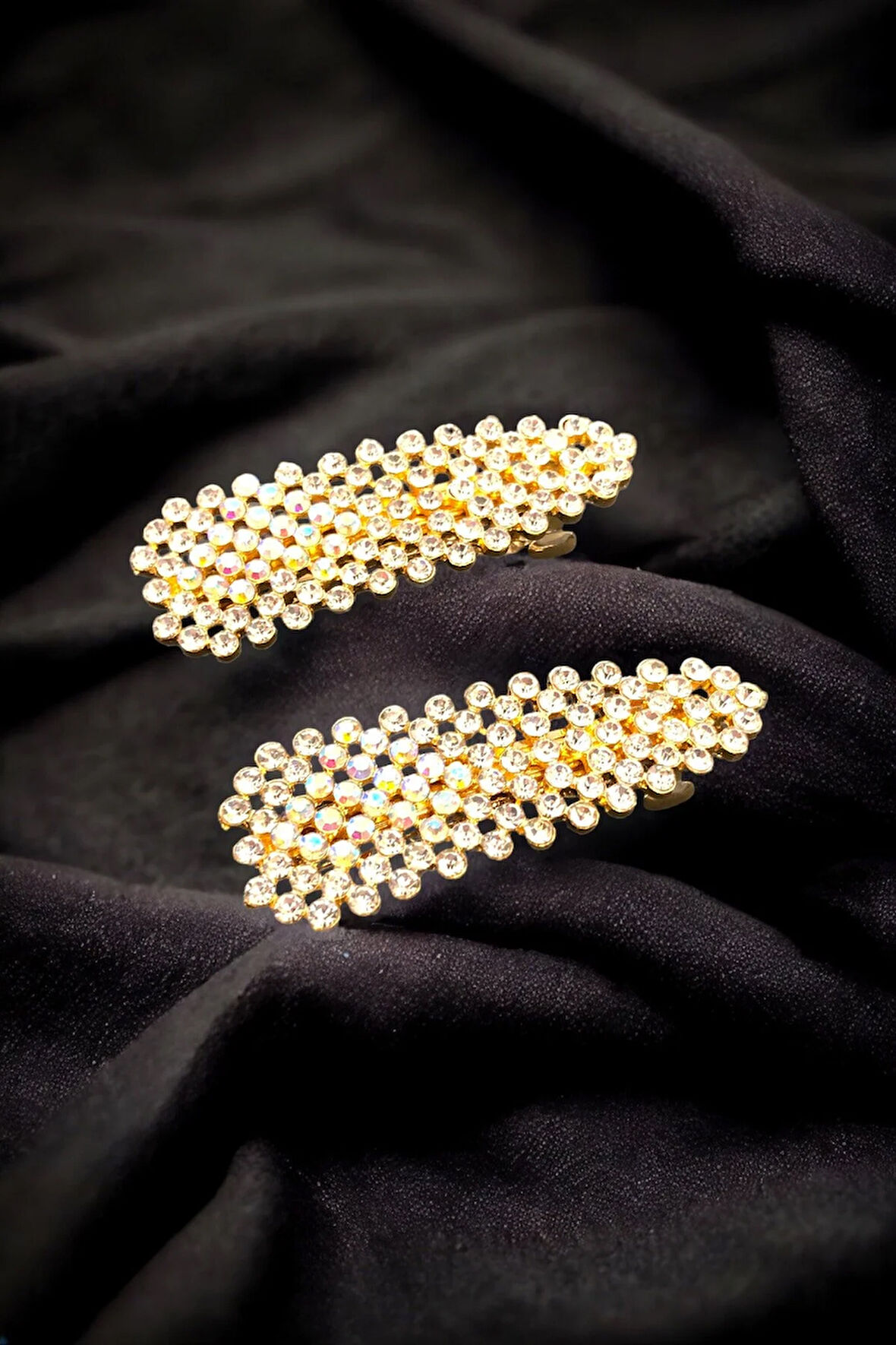 Yeni Trend 2 Adet Zirkon Taşlı Toka