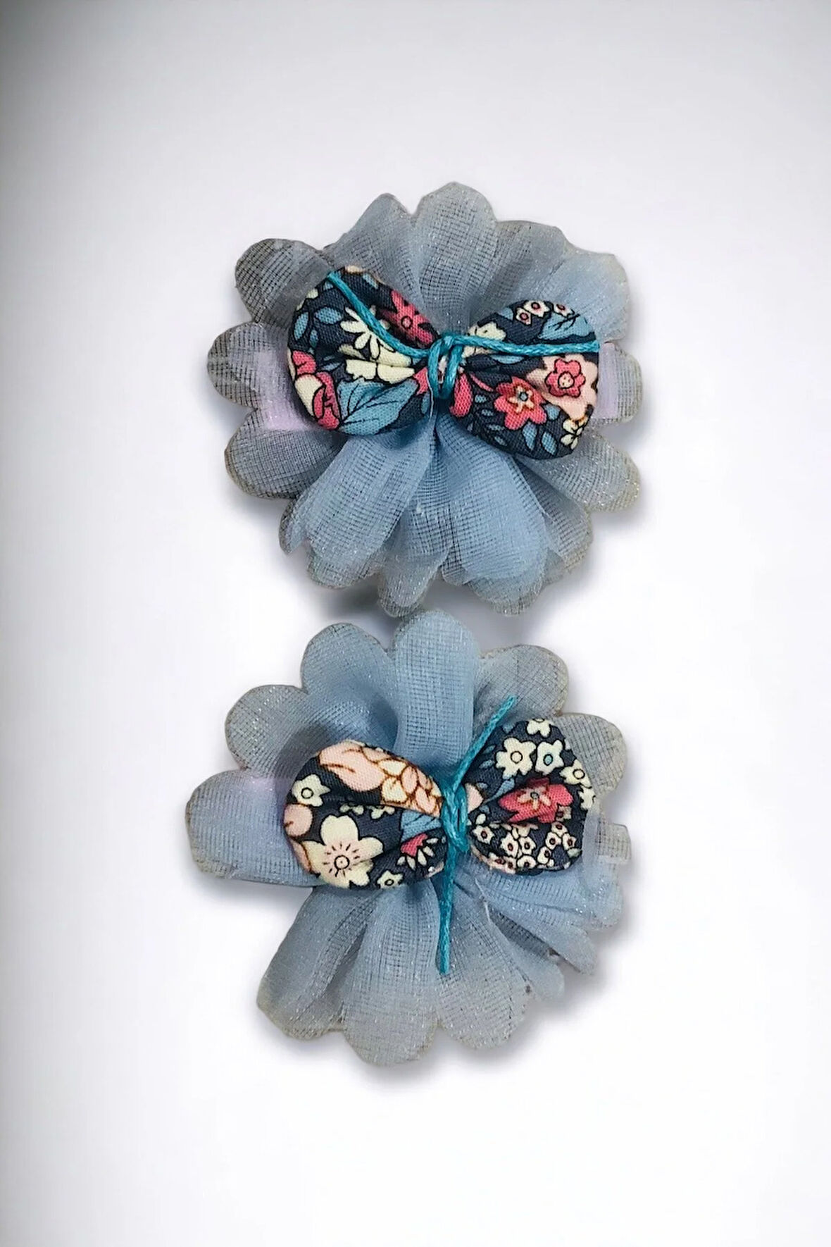 Çocuk 2 Adet Çiçek Model Pens Toka