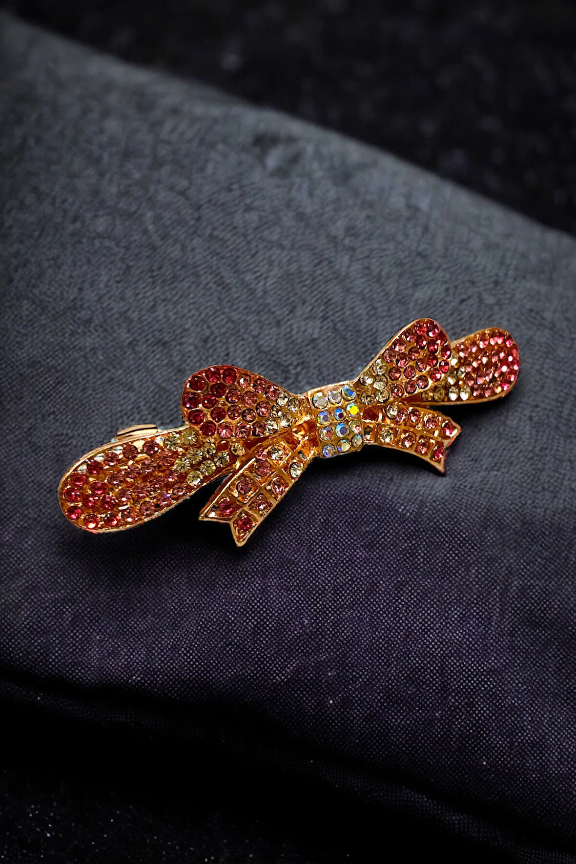 Kadın Mekanizmalı Kristal Taşlı Toka