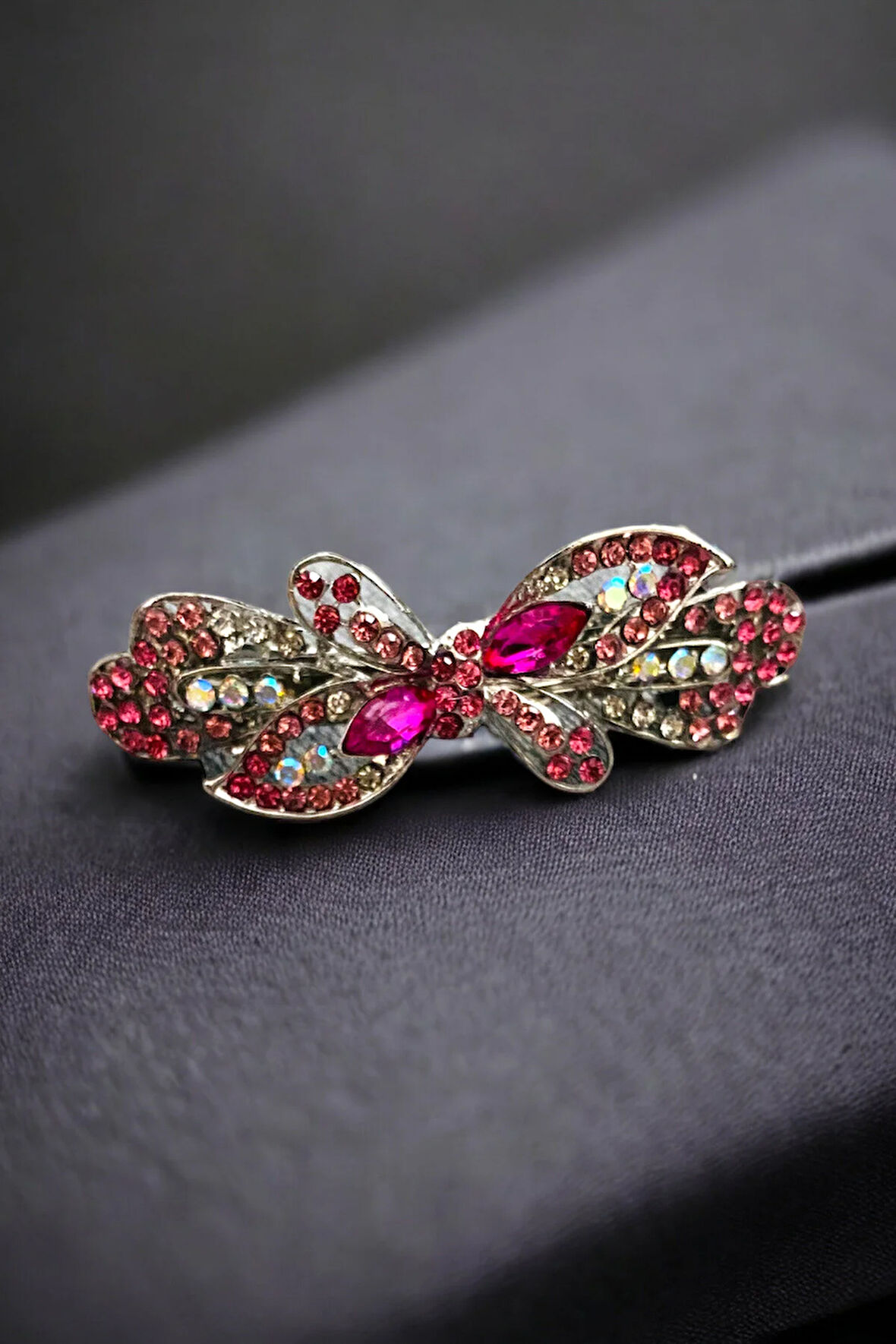 Kadın Mekanizmalı Kristal Taşlı Toka