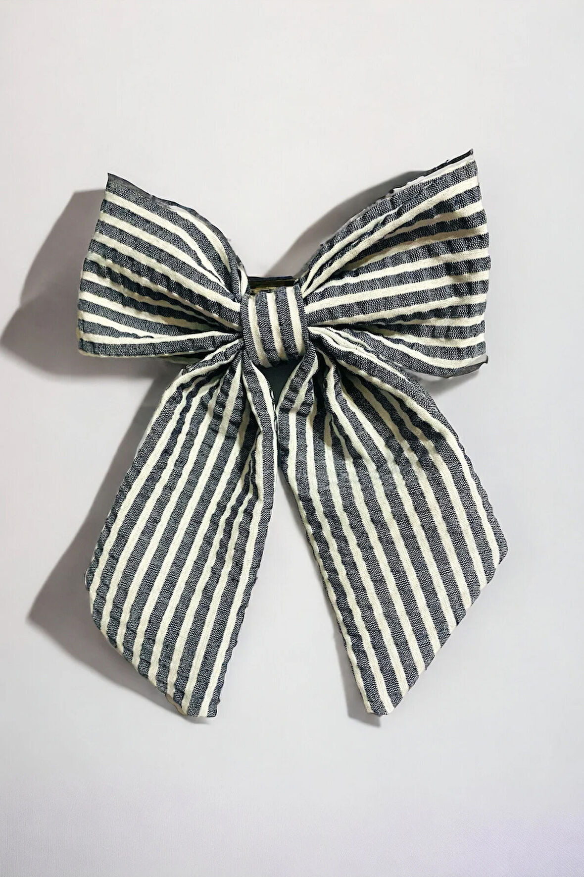 Kadın Çizgili Fiyonk Otomatik Toka