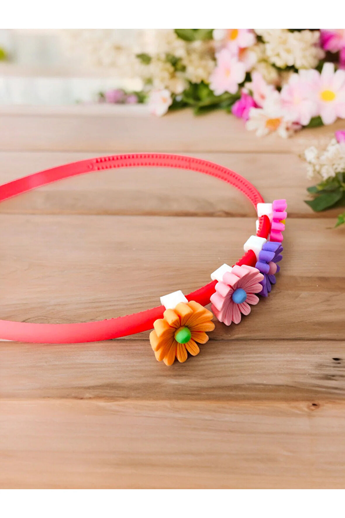 Çocuk Çiçek Figürlü Soft Yeni Sezon Taç