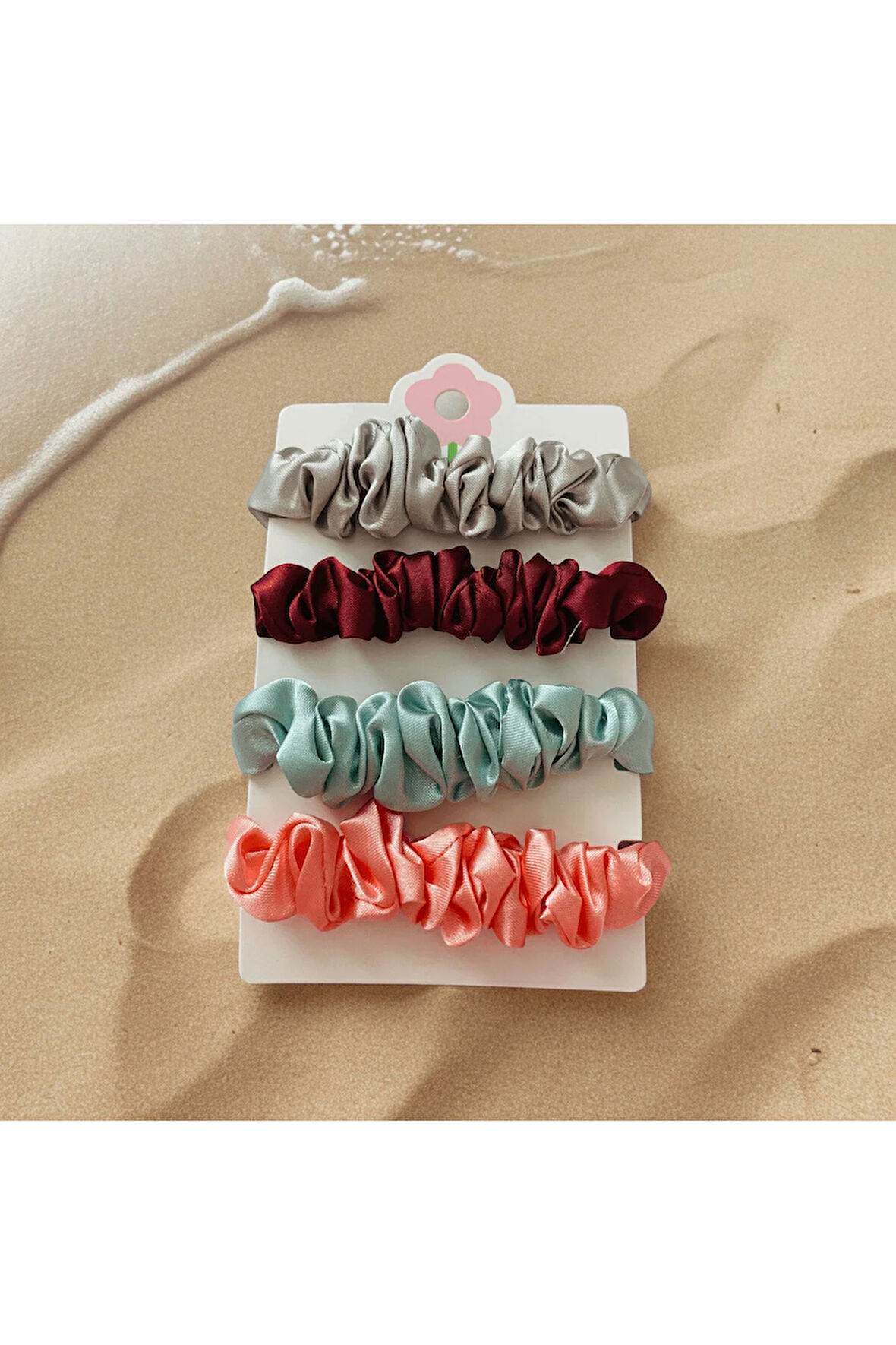 Göz Alıcı Saten Büzgülü Toka Seti