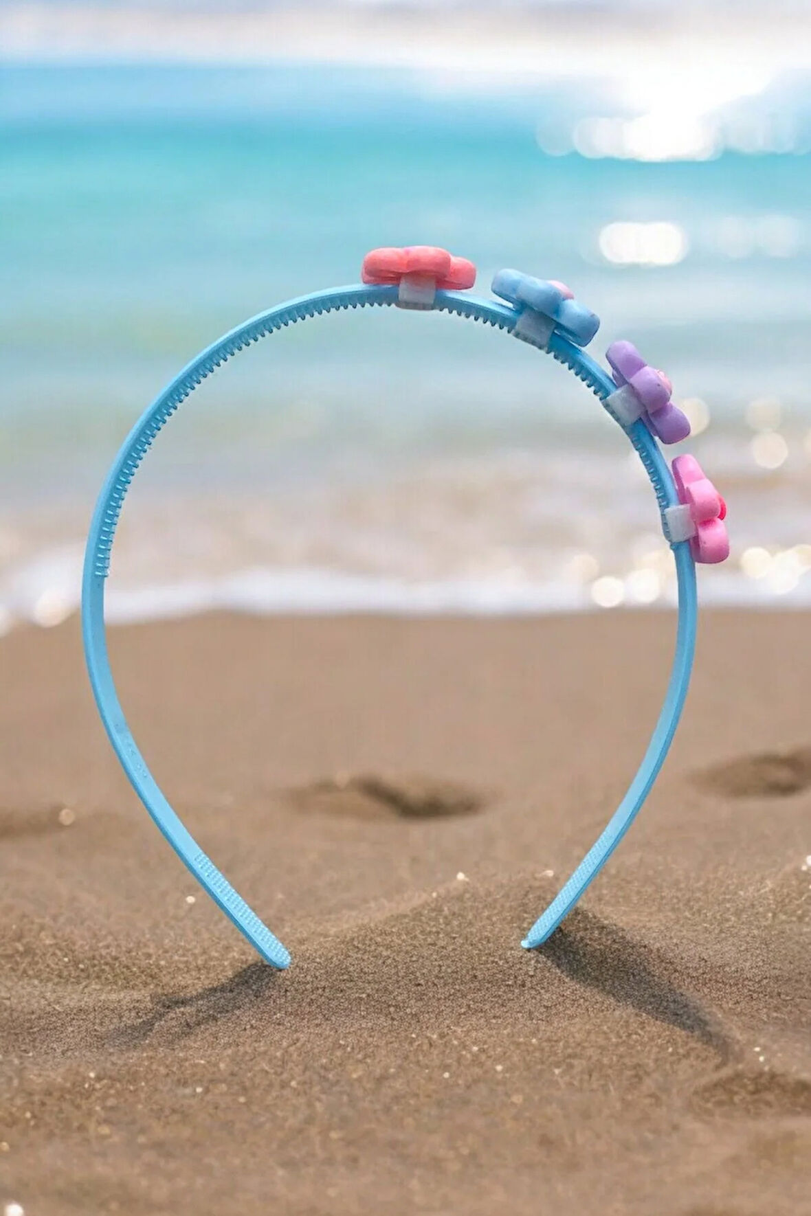 Çocuk Papatya Figürlü Soft Renklerde Taç