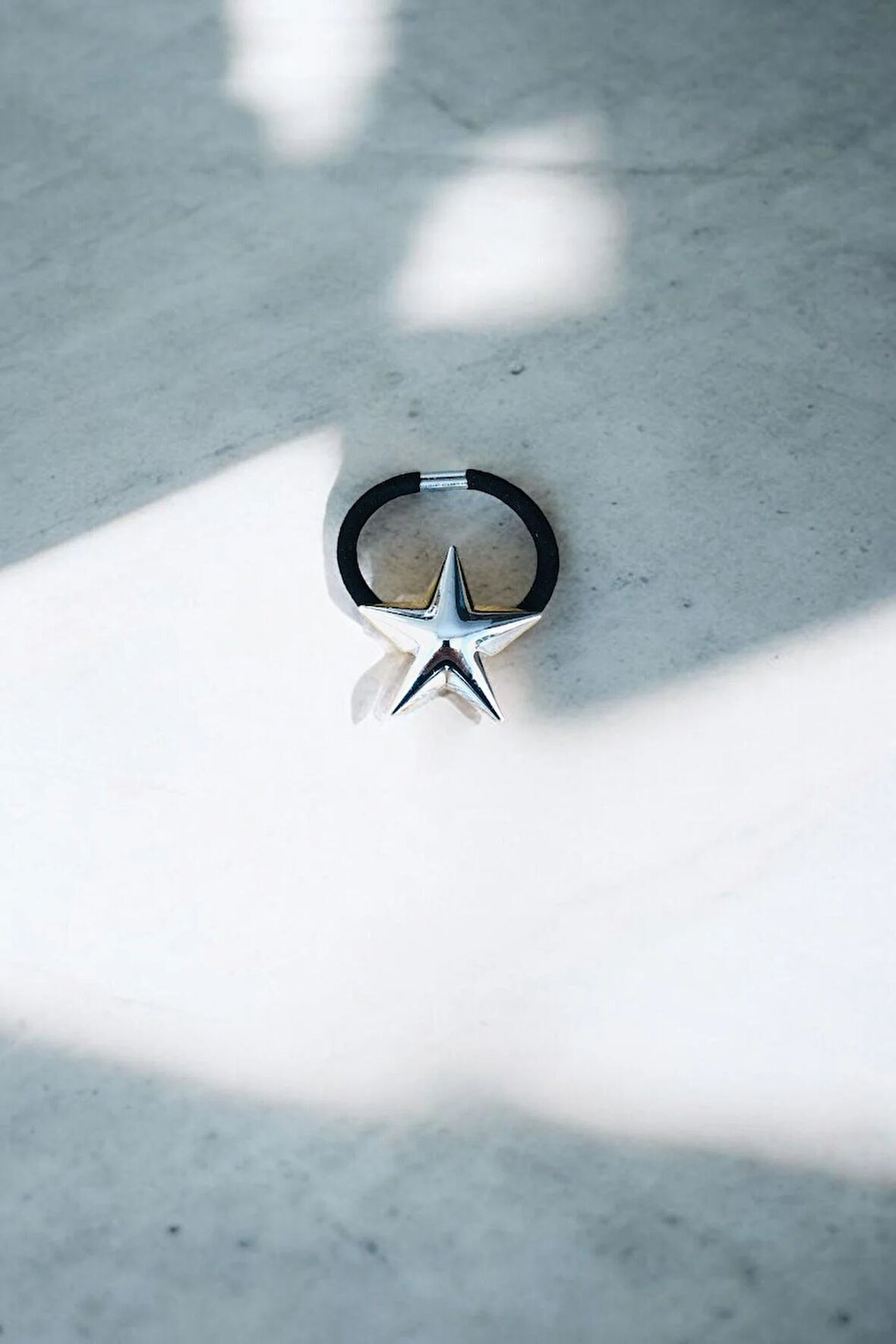 Kadın Gümüş Metal Lastik Toka