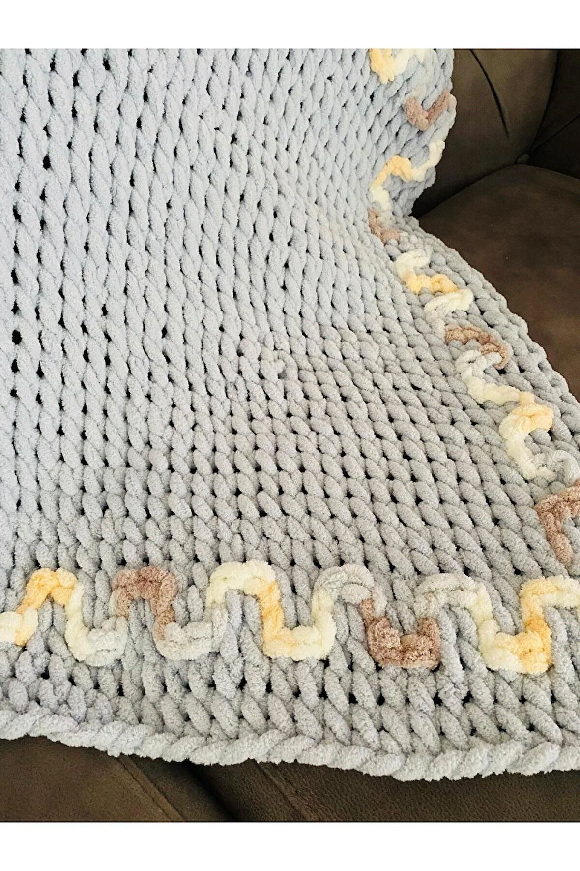 Puff El Örgüsü Özel Tasarım Bebek Bahtaniyesi