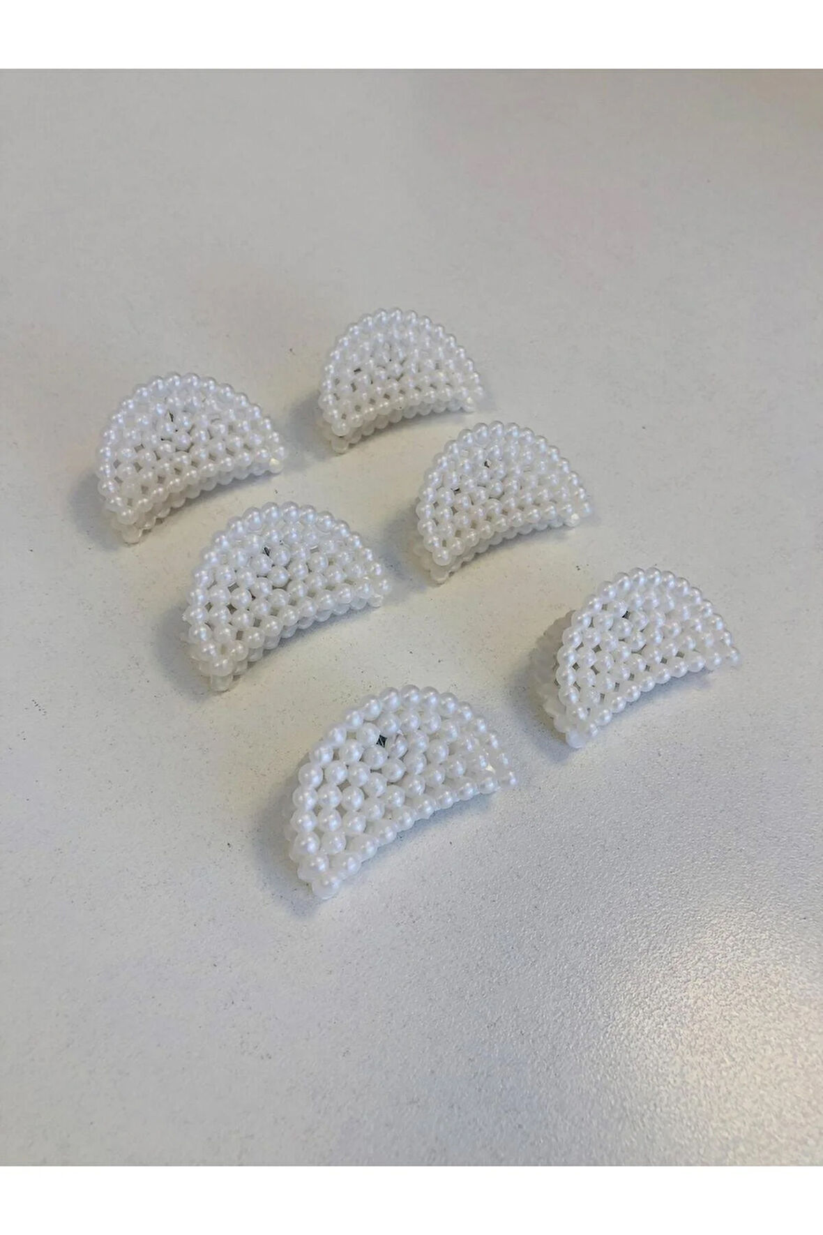 İnci Model 6 Adet Küçük Boy Mandal Toka Seti